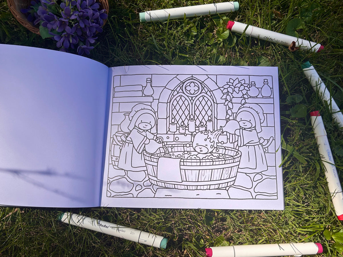 Medieval Adventures Coloring Book