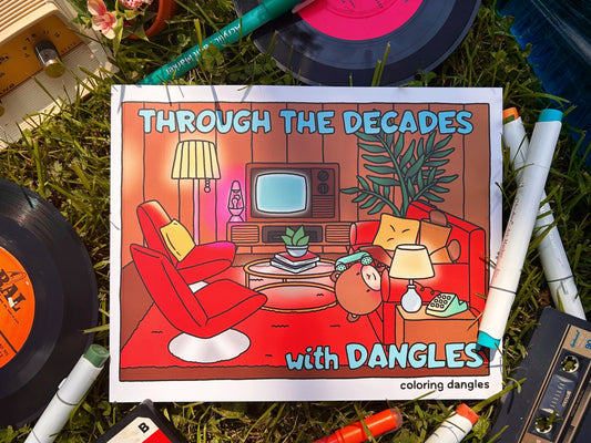 Through the Decades Coloring Book