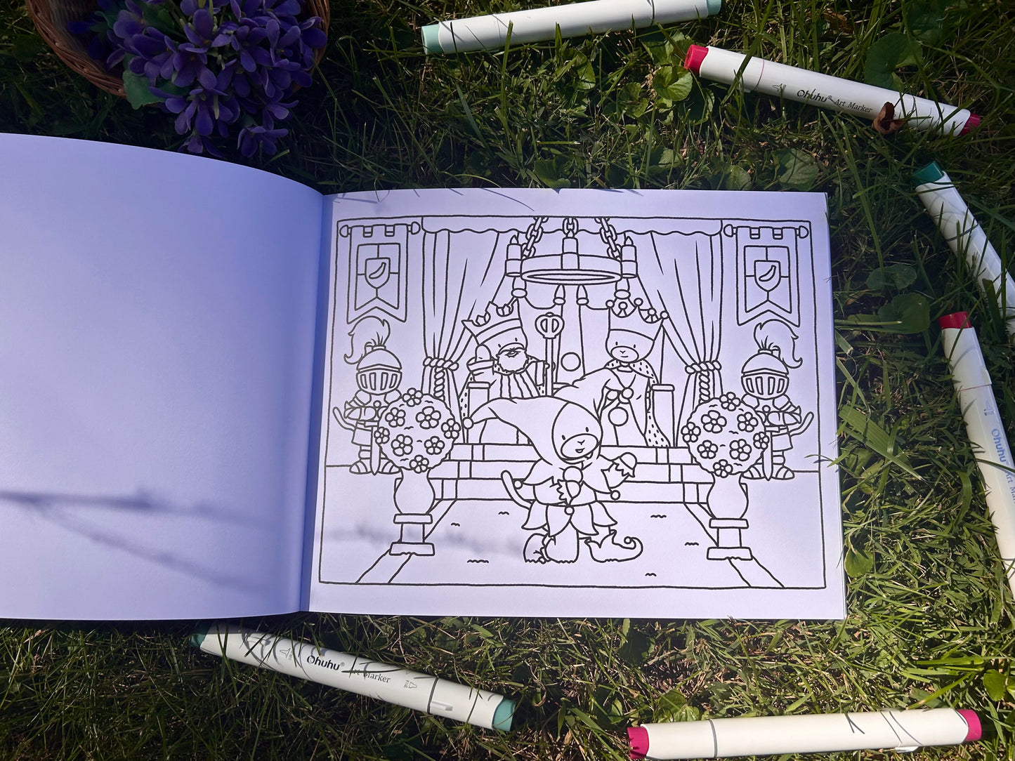 Medieval Adventures Coloring Book