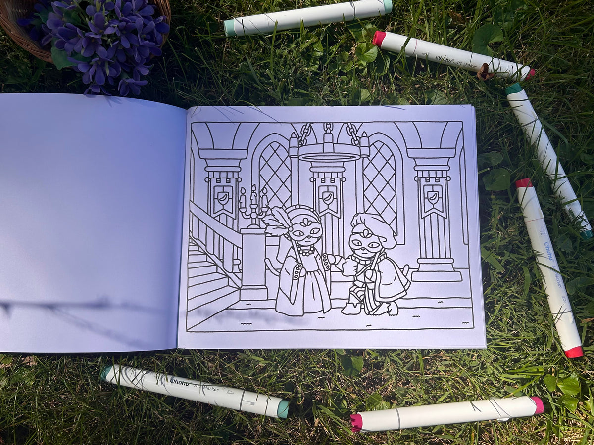 Medieval Adventures Coloring Book