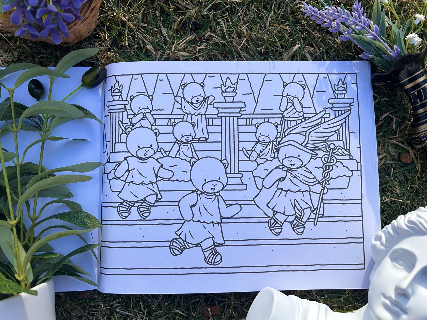 Greek Mythology Coloring Book