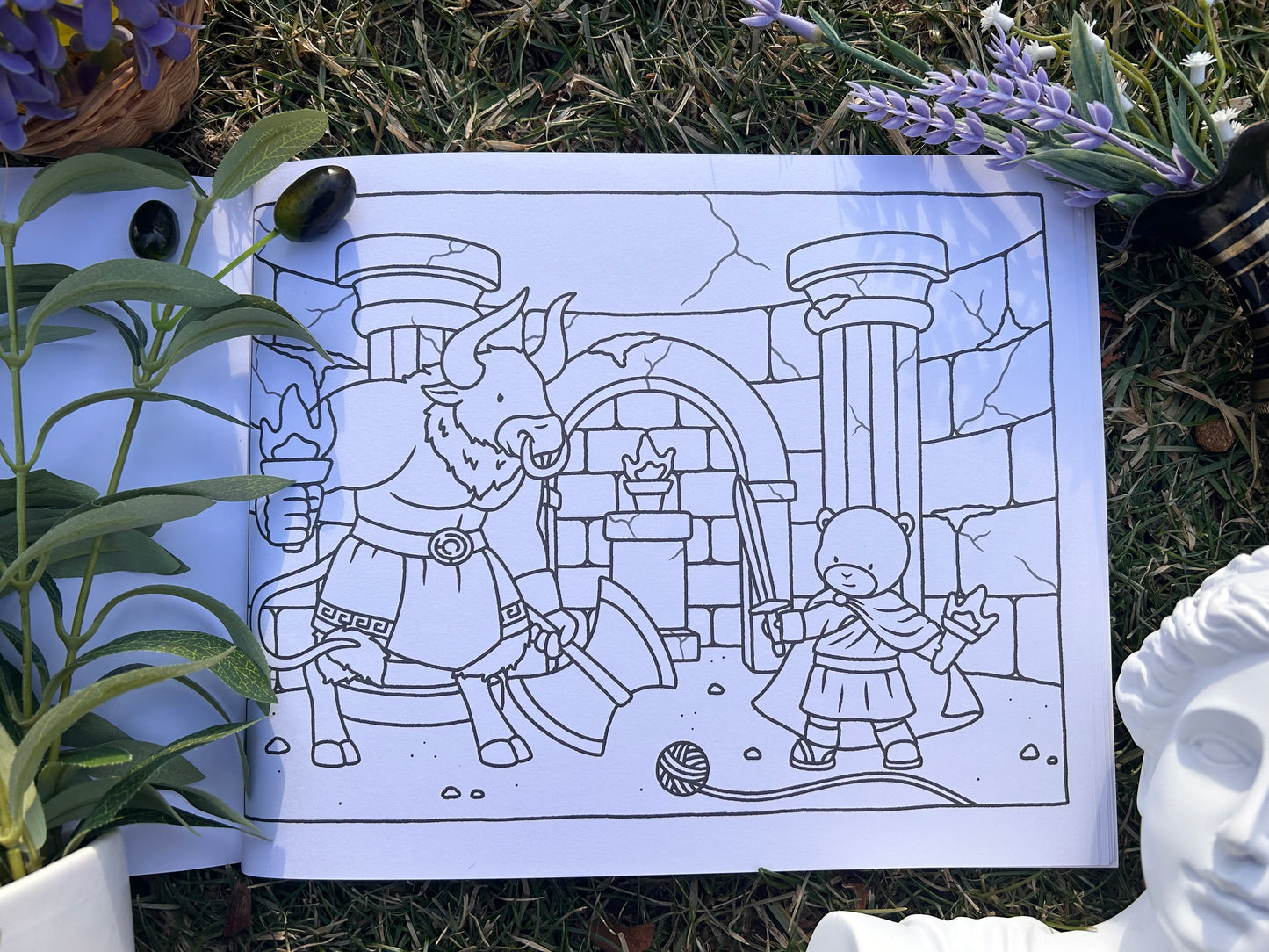 Greek Mythology Coloring Book