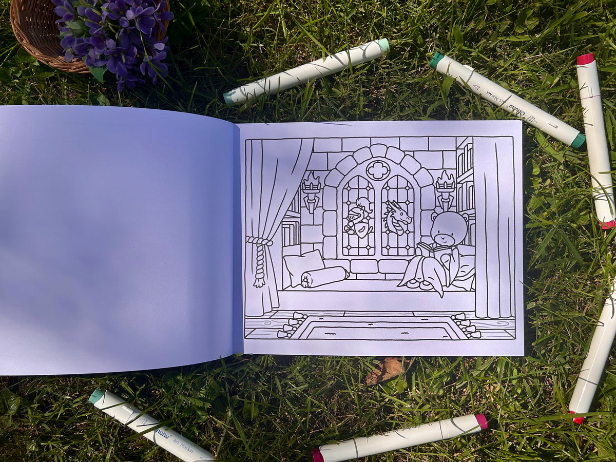 Medieval Adventures Coloring Book