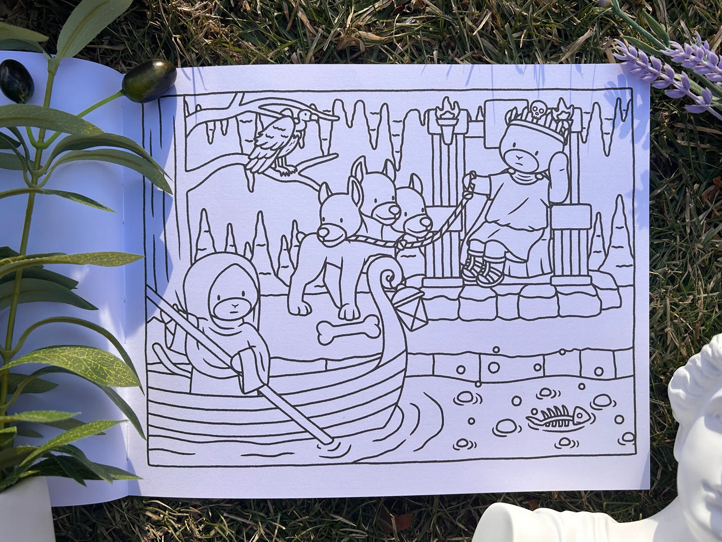 Greek Mythology Coloring Book