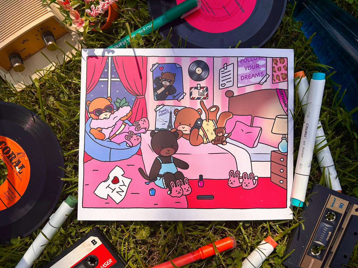 Through the Decades Coloring Book