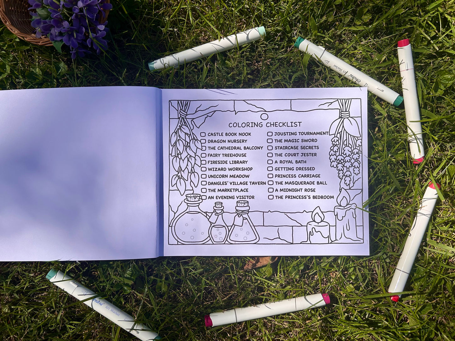 Medieval Adventures Coloring Book