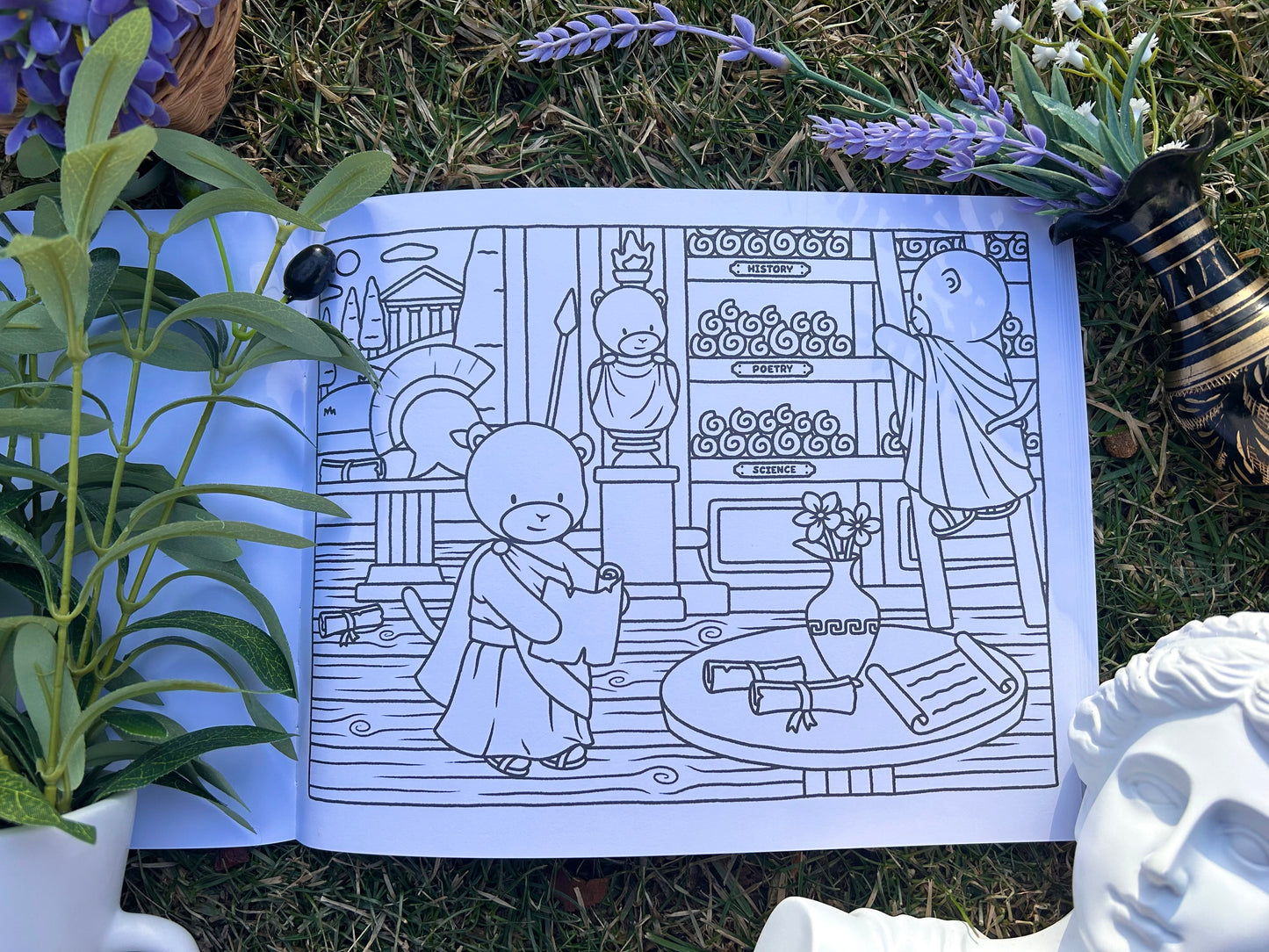 Greek Mythology Coloring Book