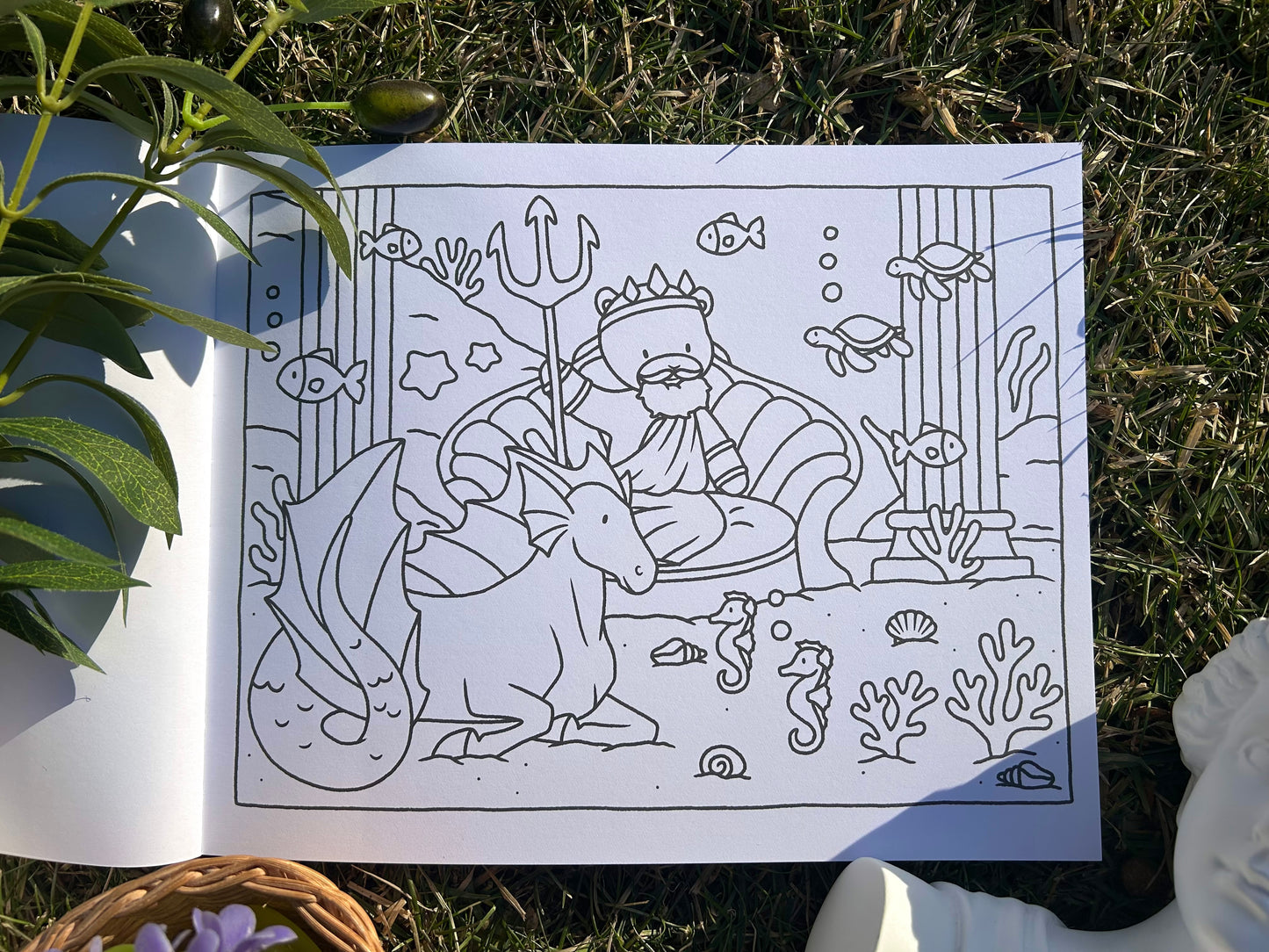 Greek Mythology Coloring Book