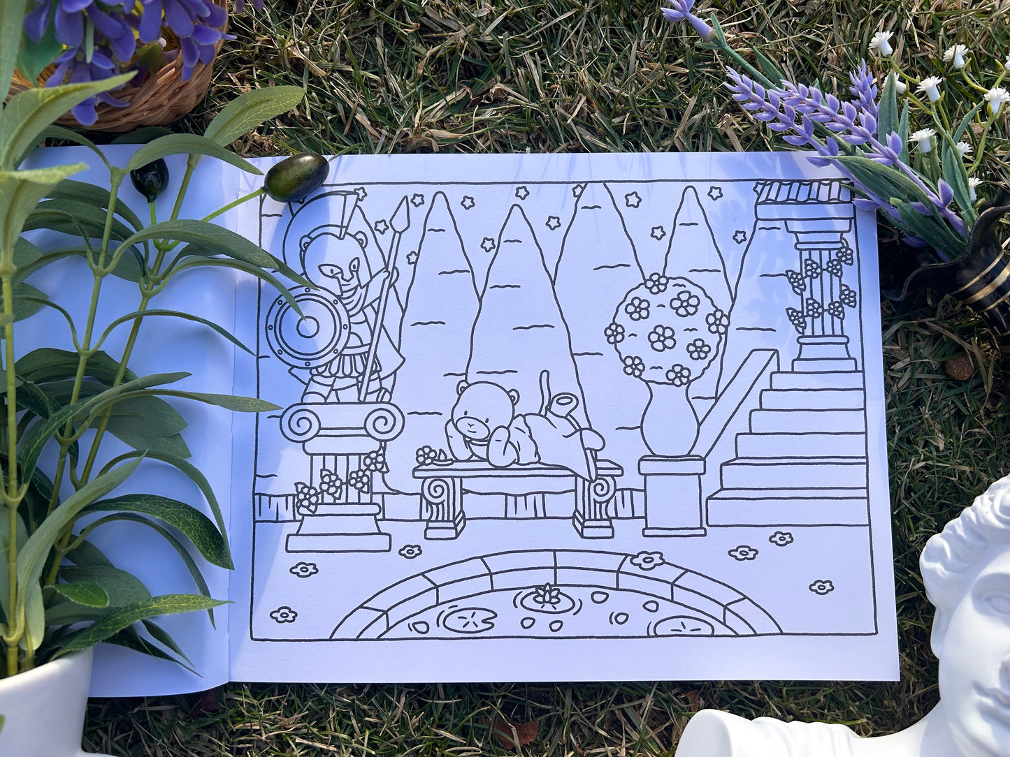 Greek Mythology Coloring Book