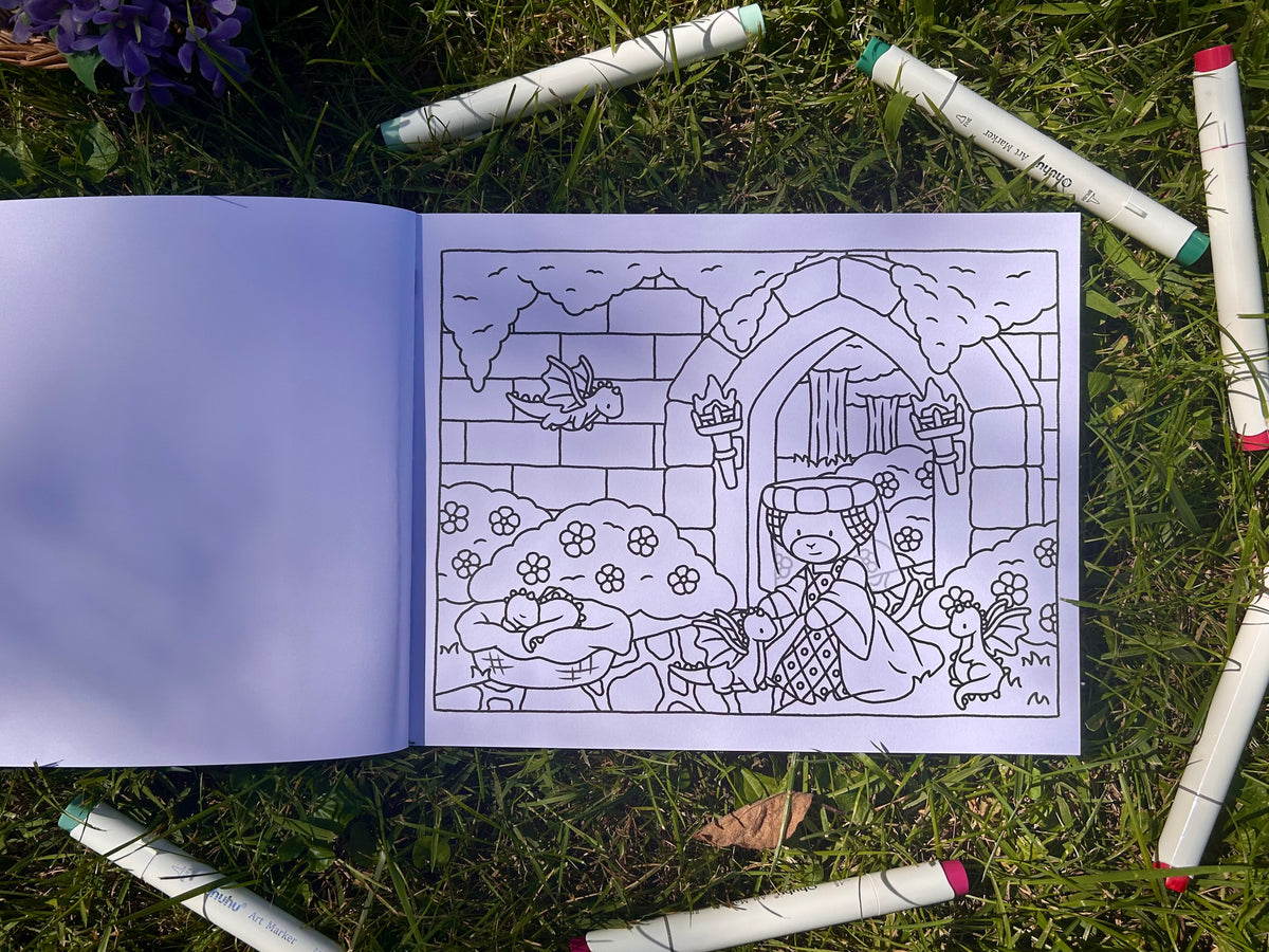 Medieval Adventures Coloring Book