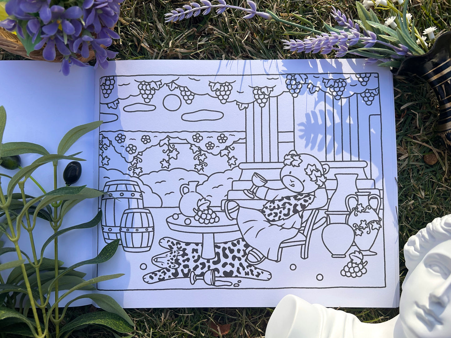 Greek Mythology Coloring Book